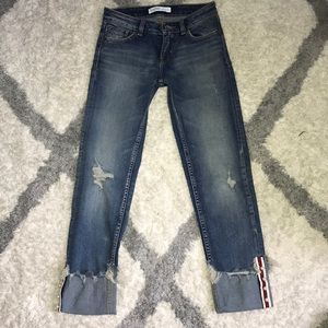 Zara distressed jeans